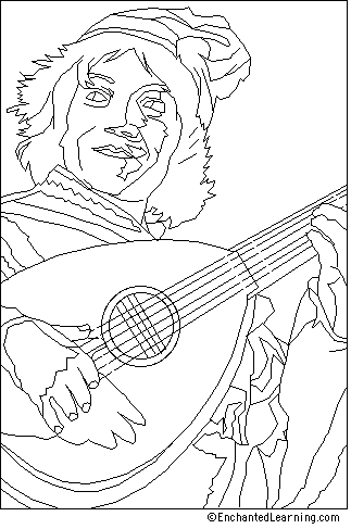 Leyster: Jester with a Lute