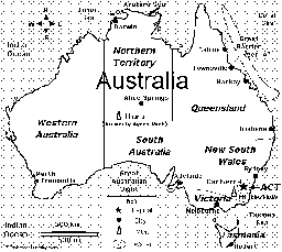 Australia: Map Quiz Worksheet