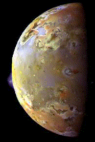 Jupiter Io Eruption